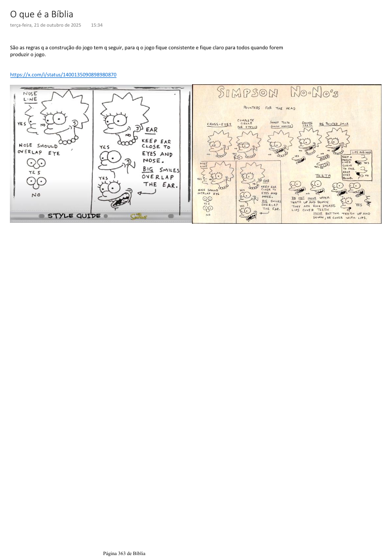The Bible's definition in the notebook, with a classic style guide as a process reference.