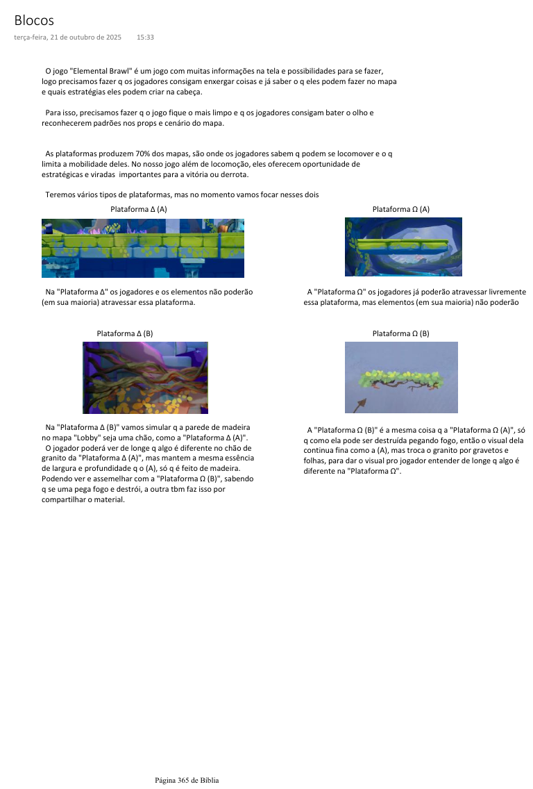 The platform grammar page: Delta and Omega, shape as rule, material as property.